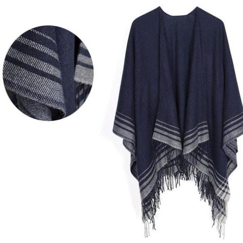 Warmer Kaschmir-Damenponcho