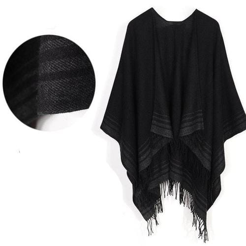 Warmer Kaschmir-Damenponcho