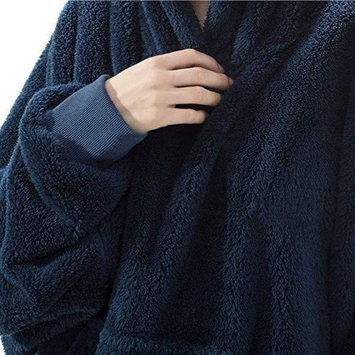 Warmer karierter Poncho