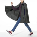 Warmer Winterponcho für Herren