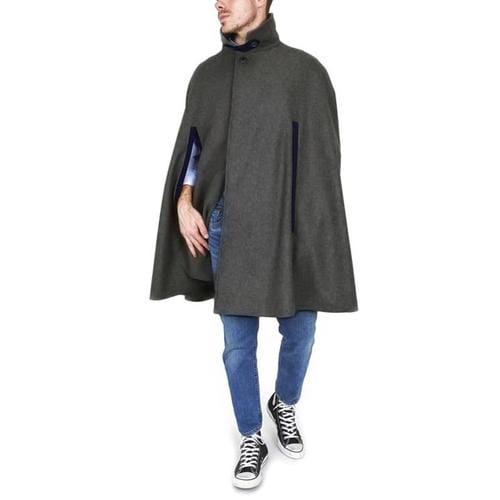 Warmer Winterponcho für Herren
