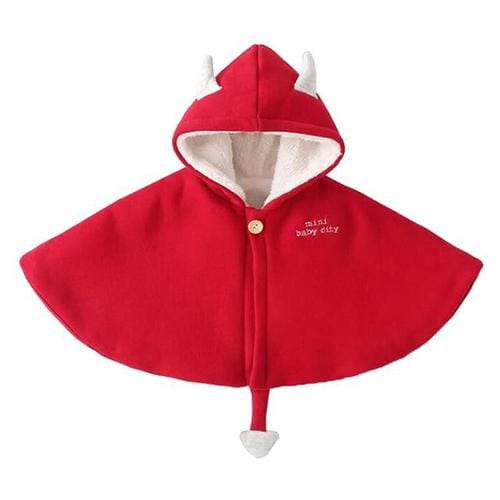 Winter-Baby-Poncho aus Baumwolle
