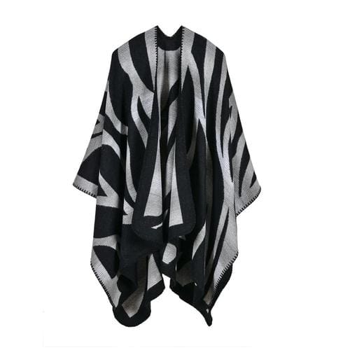 Winter-Cape-Poncho für Damen