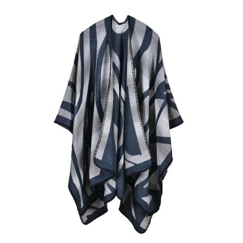 Winter-Cape-Poncho für Damen