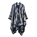 Winter-Cape-Poncho für Damen