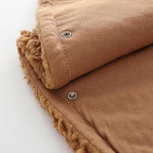 Weicher Babyponcho Lamm