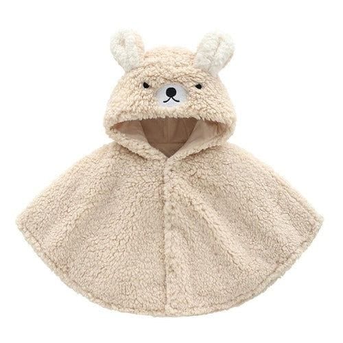 Weicher Babyponcho Lamm