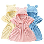 Weicher Baby-Badeponcho