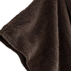 Weicher karierter Herrenponcho