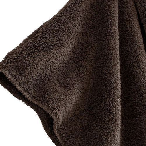 Weicher karierter Herrenponcho