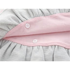 Sommerlicher Babyponcho mit Kapuze
