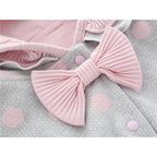 Sommerlicher Babyponcho mit Kapuze